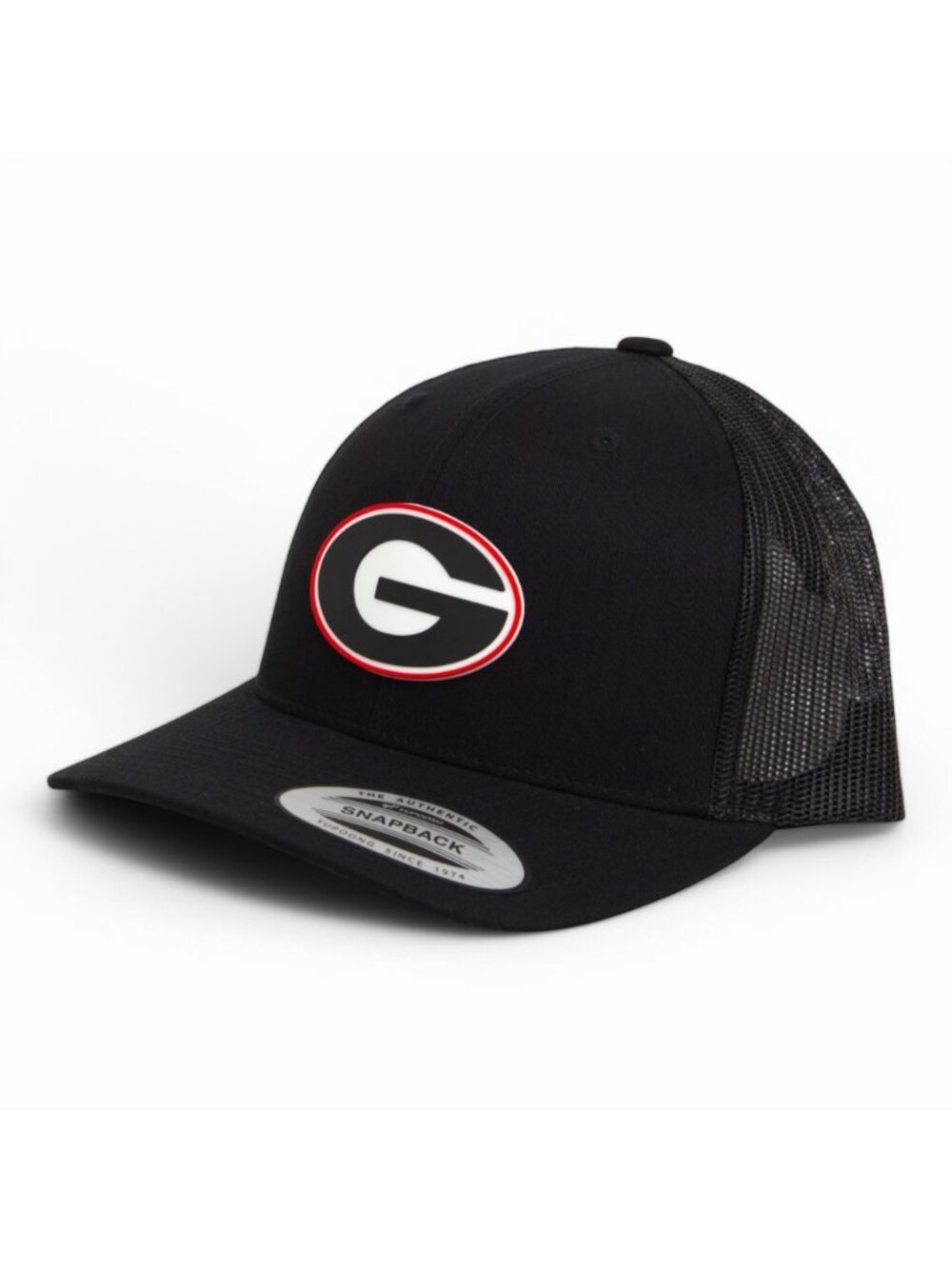 Georgia Bulldogs Power G 3D YP Snapback Trucker Hat- Black